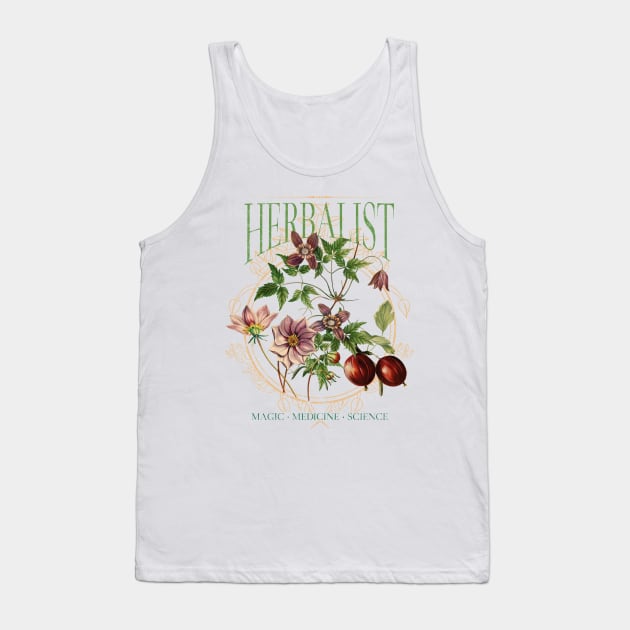 Cottagecore Herbology Tank Top by LindenDesigns